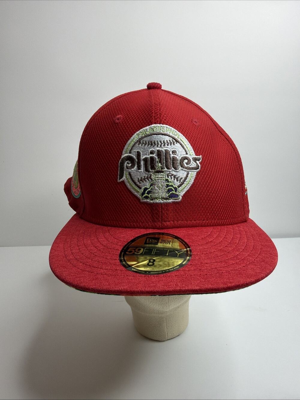 Philadelphia Phillies Scarlet Diamond Inaugural Season New Era 59Fifty Fitted 8
